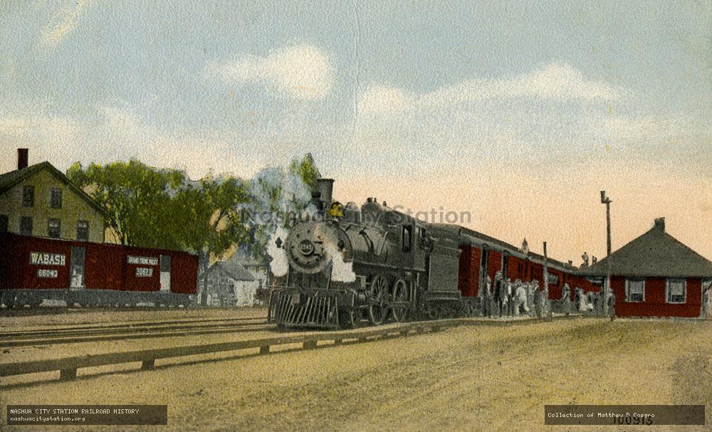 Postcard: Railroad Station, Moosup, Connecticut